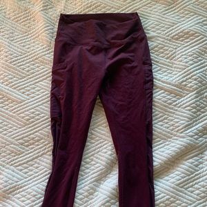 Fabletics Eggplant Yoga Leggings